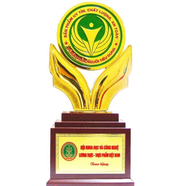Cúp giải thưởng thực phẩm uy tín