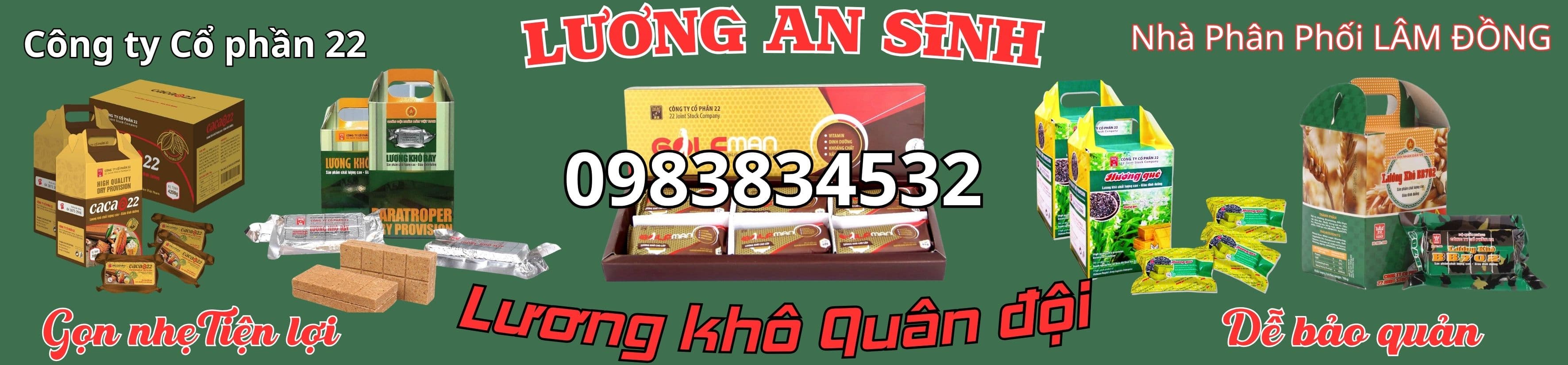 Lương An Sinh — Lương khô Công ty 22 chính hãng